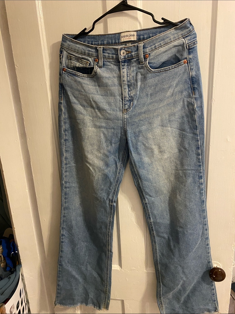 Sneak Peek Light Wash Women’s Straight Jeans